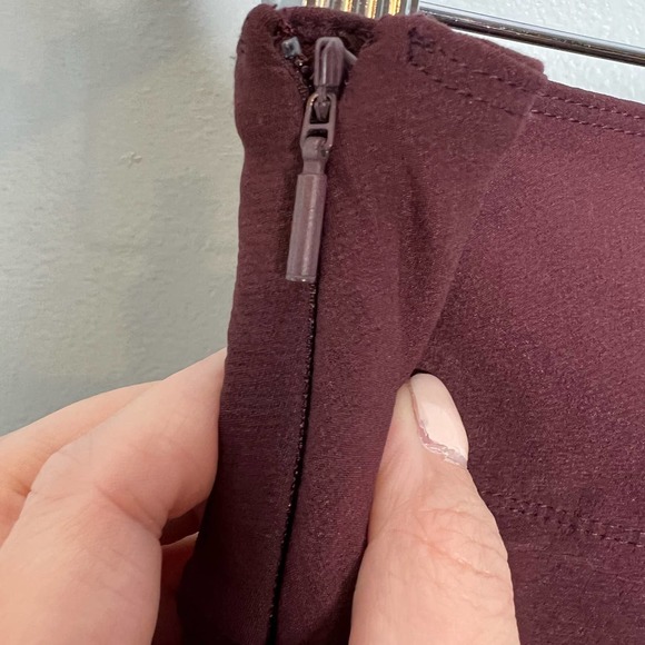 ATHLETA Wander Slim Ankle Pant 8 ( M Medium ) Antique Burgundy #486209 NEW - Picture 12 of 14